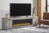Picture of NAYDELL TV STAND W/FP GLASS