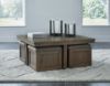 Picture of BOARDERNEST COFFEE TABLE WITH 4 STOOLS