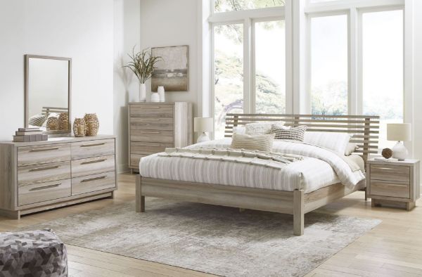 Picture of HASBRICK 6PC KG SLAT BEDROOM