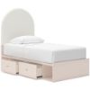 Picture of WISTENPINE TWIN STORAGE BED W/TWO DRAWERS
