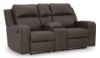Picture of LAVENHORNE RECLINING LOVESEAT WITH CONSOLE