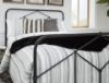 Picture of NASHBURG QUEEN METAL BED MATTE BLACK