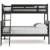 Picture of NEXTONFORT TW/FULL BLK BUNK BED