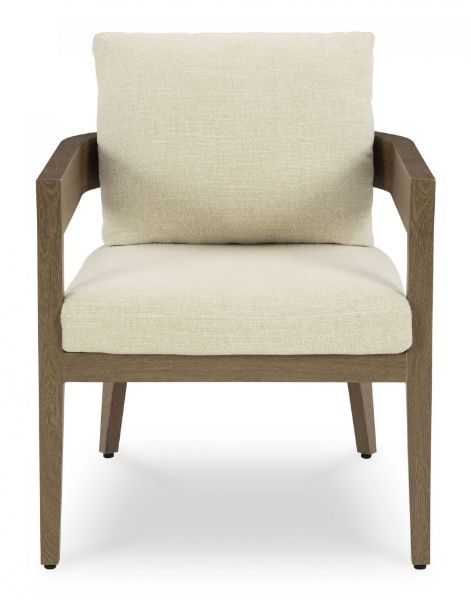 Picture of SERENE BAY OUTDOOR DINING ARM CHAIR WITH CUSHION