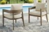 Picture of SERENE BAY OUTDOOR DINING ARM CHAIR WITH CUSHION