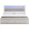 Picture of ALTYRA KING UPH BOOKCASE BED W/ STOR