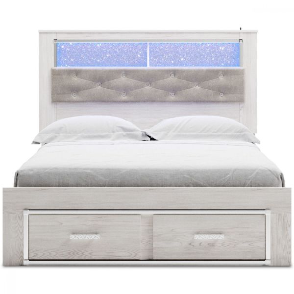 Picture of ALTYRA QUEEN UPH BOOKCASE BED W/ STOR