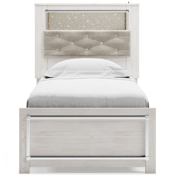 Picture of ALTYRA TWIN UPH PANEL BOOKCASE BED