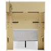 Picture of ALTYRA TWIN UPH PANEL BOOKCASE BED