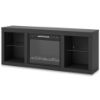 Picture of CAYBERRY TV STAND W/FP GLASS