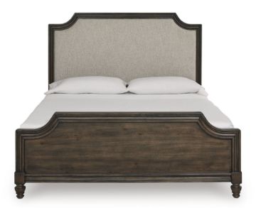 Picture of VERAMOND KING/CALIFORNIA KING UPHOLSTERED HEADBOARD/FOOTBOARD/SLATS