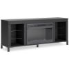 Picture of CAYBERRY 60" TV STAND WITH ELECTRIC FIREPLACE