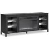 Picture of CAYBERRY 60" TV STAND WITH ELECTRIC FIREPLACE