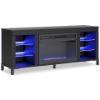 Picture of CAYBERRY 60" TV STAND WITH ELECTRIC FIREPLACE