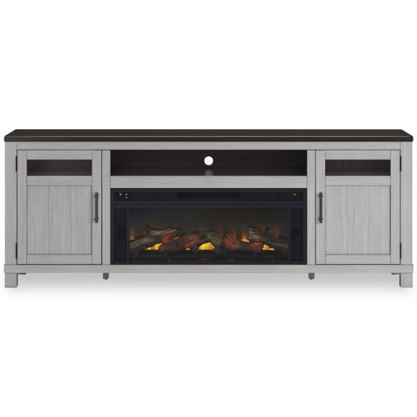 Picture of DARBORN TV STAND W/FP LOGS