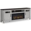 Picture of DARBORN TV STAND W/FP LOGS