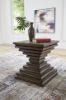 Picture of HANNODREAM SQUARE END TABLE/MONACO/DARK B