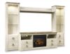 Picture of WILLOWTON 5 PC ENT WALL W/FP LOGS