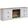 Picture of WILLOWTON TV STAND W/FP GLASS