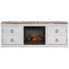 Picture of WILLOWTON TV STAND W/FP LOGS