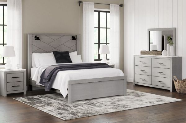Picture of COTTONBURG 6PC QN PANEL W/ LIGHTS BEDROOM