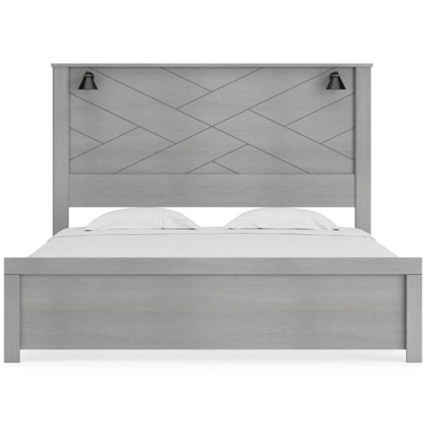 Picture of COTTONBURG KING PANEL/LIGHTS BED