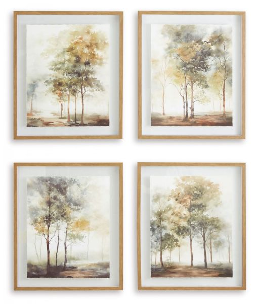 Picture of BRYNEFORD WALL ART (SET OF 4)