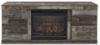Picture of Derekson TV Stand with Electric Fireplace