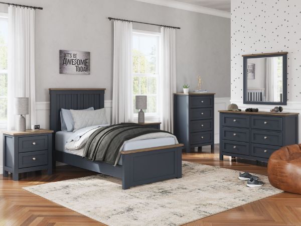Picture of LANDOCKEN 6PC TWIN BEDROOM