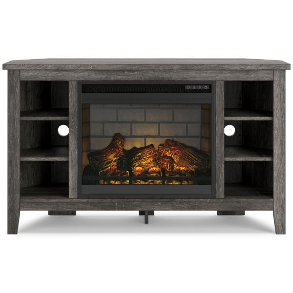 Picture of Arlenbry Corner TV Stand with Electric Fireplace