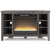 Picture of Arlenbry Corner TV Stand with Electric Fireplace