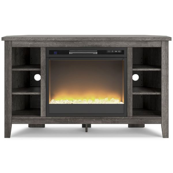 Picture of Arlenbry Corner TV Stand with Electric Fireplace