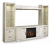 Picture of Bellaby 4-Piece Entertainment Center with Electric Fireplace