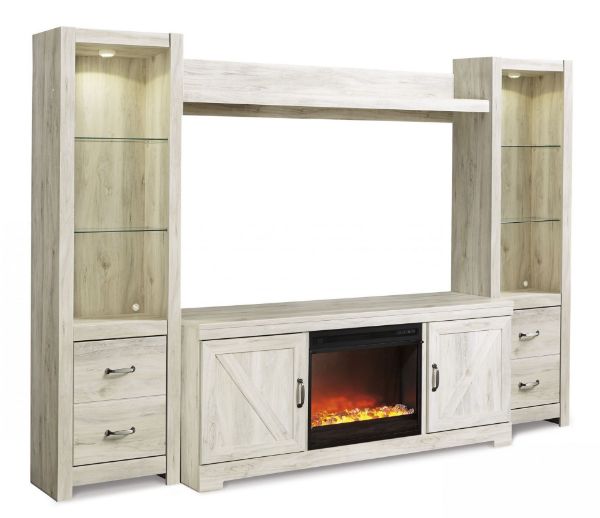 Picture of Bellaby 4-Piece Entertainment Center with Fireplace