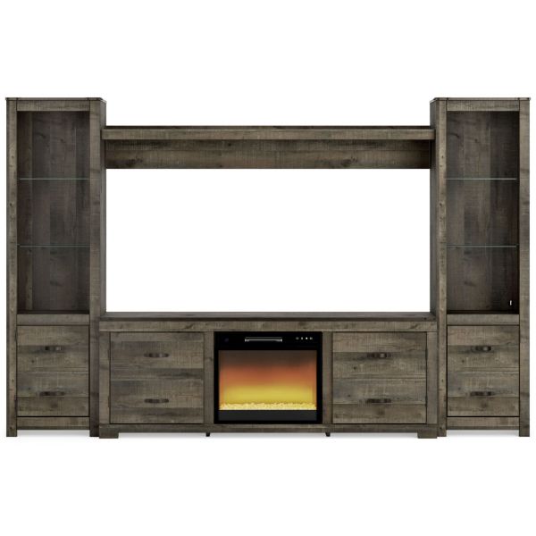 Picture of TRINELL 5PC ENT WALL W/FP LOGS