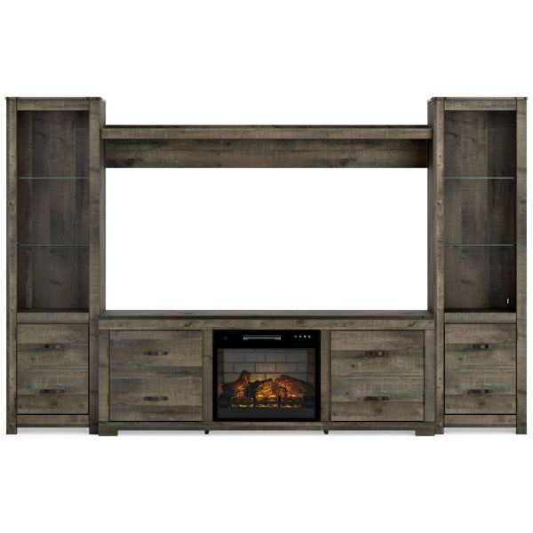 Picture of TRINELL 5PC ENT WALL W/FP LOGS