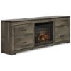 Picture of TRINELL TV STAND W/FP LOGS