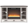 Picture of Dorrinson Corner TV Stand with Electric Fireplace