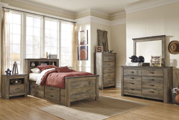 Picture of TRINELL 6 PC TW BKCASE/STORAGE BEDROOM