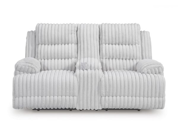 Picture of TECHNIQUE POWER RECLINING LOVESEAT WITH CONSOLE