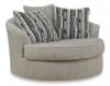 Picture of CALNITA OVERSIZED SWIVEL ACCENT CHAIR