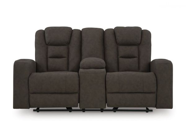Picture of MAYHEM MADNESS GLIDER RECLINING LOVESEAT W/ CONSOLE