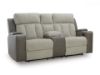 Picture of STATELY CHECK POWER RECLINING LOVESEAT WITH CONSOLE