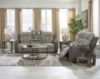 Picture of STATELY CHECK POWER RECLINING LOVESEAT WITH CONSOLE