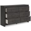 Picture of DELMORTA SIX DRAWER DRESSER