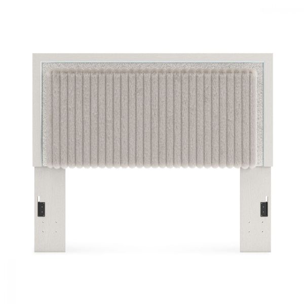 Picture of BIRMONTON QUEEN UPHOLSTERED PANEL HEADBOARD