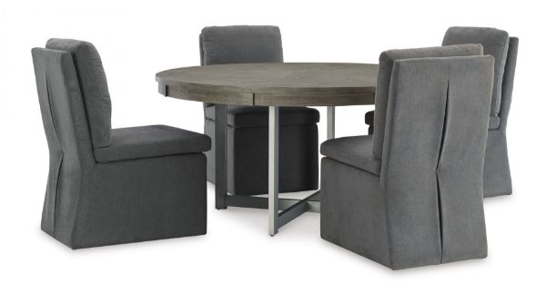 Picture of Krystanza 5 PC ROUND DINING SET