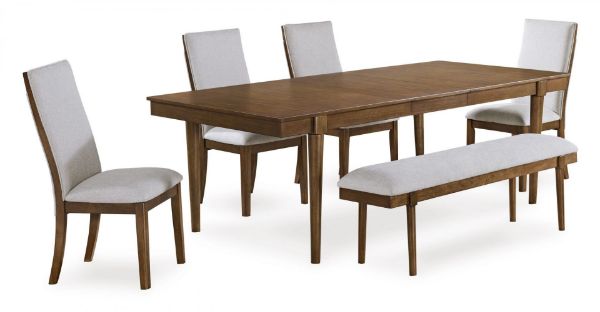 Picture of LYNCOTT 6PC DINING SET W BENCH