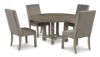Picture of CHRESTNER 5PC ROUND DINING SET