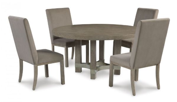 Picture of CHRESTNER 5PC ROUND DINING SET